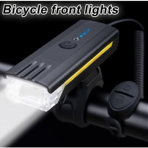 USB Rechargeable Bicycle Horn Light Smart Sensor 4 Lighting Modes & 5 Sound Modes Waterproof No Dazzling Headlight MC889