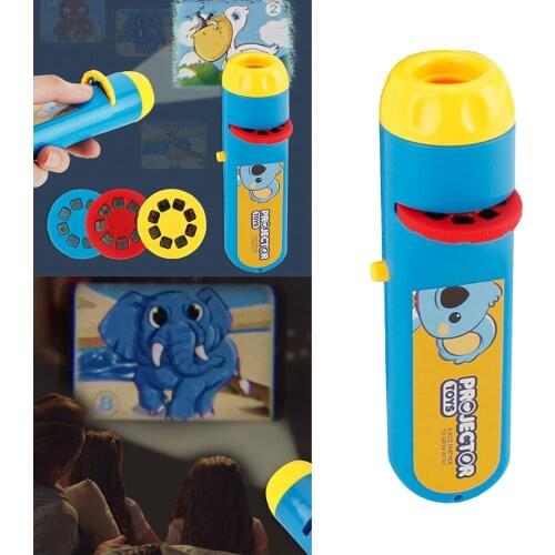 Animal Projector Torch Projection Light Animal Torches lamp Flashlight Bedtime Night Light for Child (Animal World)