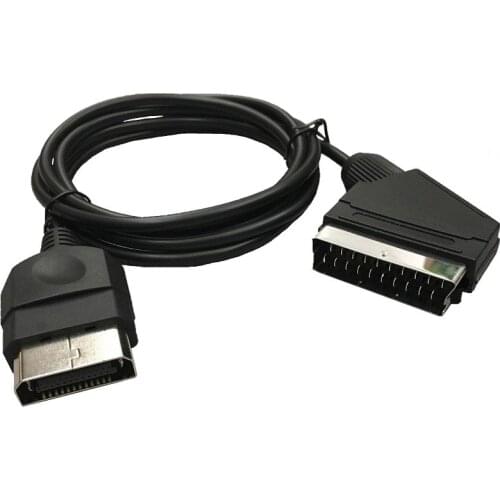 1.8m / 70.87in RGB SCART Cable 24Pin High Difination Fit for TV AV, Scart RGB Cable for -XBOX X 360 Game Console,for X Series