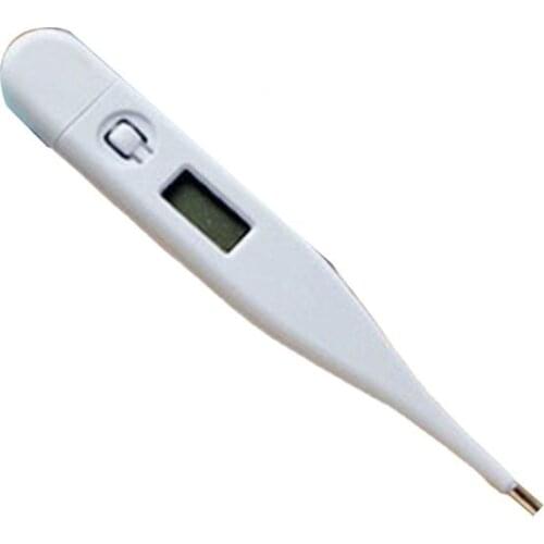1 Pcs New Portable White Electronic Thermometer Water Large Digital LCD Screen Beep Sound Detector Household Health Care Tool