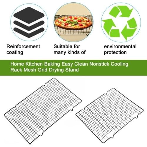 1 Pcs Grid Cooling Tray Nonstick Cooling Rack Cookie Cake Baking Racks Bakeware Drying Stand Home Kitchen Baking Accessories