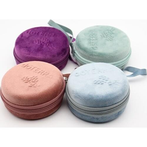 12 Bottles 1-2ml Essential Oil Case for DoTERRA Young Living Oil Subpackage Travel Portable Carry Hanging Organizer Storage Bags