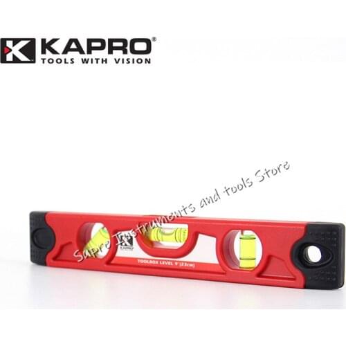KAPRO 227 Original High Precison Portable Level Measuring Instrument With Level Bubbles Magnetic Material Level Measuring Ruler