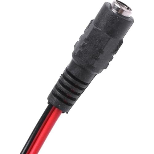 28EB 5 Pcs 5.5x2.1mm Female DC Power Plug Connector CCTV PSU Pigtail Cable Jack 12V