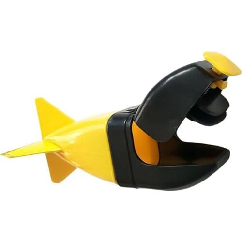 60%HOTYellow Rockets Spod Bomb Fishing Feeder Bait Container for Carp