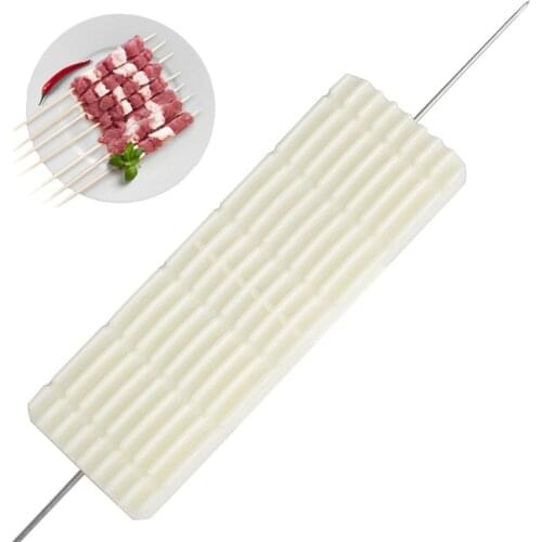 Barbecue Box Barbecue Stringer Skewers Kebab Maker Box Machine Beef Meat Vegetable String Grill Barbecue Kitchen Accessories