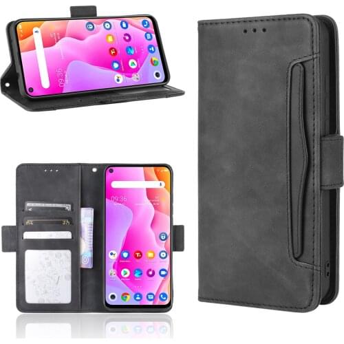 For TCL 10L Case 6.53 inch Multi-function card slot Leather Book Flip Design Wallet Cover For TCL 10 Lite TCL 10Lite Case