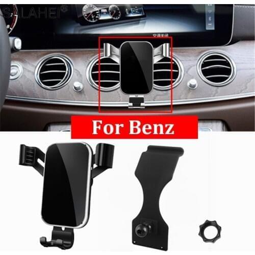 Mobile Phone Holder For Mercedes-Benz E Class W213 2017 2018 2019 Air Vent Mount Bracket GPS Phone Holder Clip Stand in Car