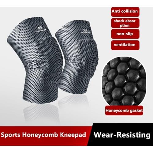 Breathable knee protective leggings Sports Knee Pads Honeycomb sports anti-collision basketball outdoor riding Cycling Elbow New