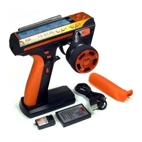 FlySky GT3C FS-GT3C 2.4GHz 3-Channel Transmitter with GR3E Receiver For RC Cars Boat