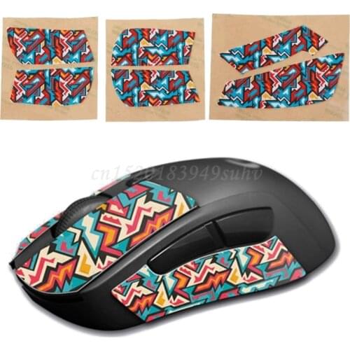 Hotline Games Colorful Mouse Anti-Slip Tape Side Stickers Skates for logitech G703/G603/G403 Mouse Sweat Resistant Pads