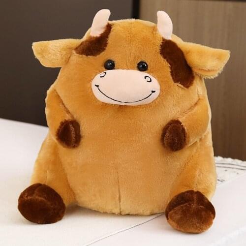 Year of The Ox Mascot Cute Little Cow Plush Toy Doll Skin-friendly and Comfortable Pillow Han Ox Doll Corporate Gift Birthday