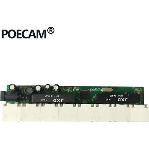 New 2020 mini 8 port unmanaged switch Hub in aliexpress fast switches factory direct sell rj45 UTP ports ethernet wall outlet