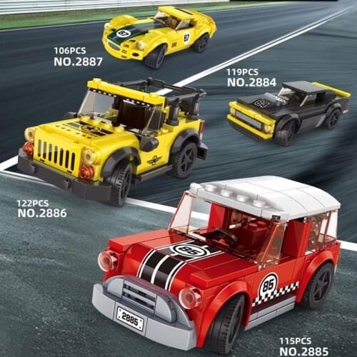 2020 new Super Race cars sets city F1 Speed Champions Great Vehicle Racing model Building Blocks bricks sports Kits