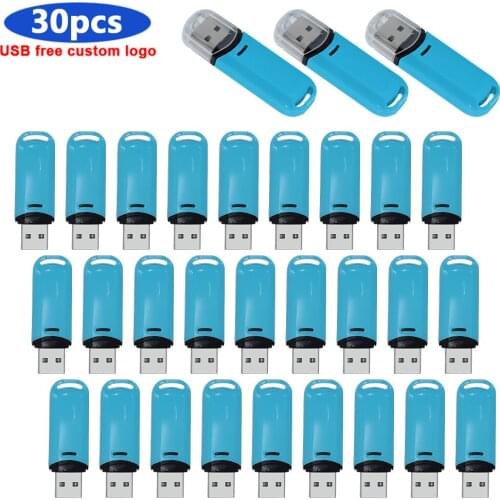 Bulk 30pcs free logo USB Pen drive 8GB memory USB flash 64gb 32gb 16gb high speed 2.0 flash drive 128gb usb flash drive pendrive