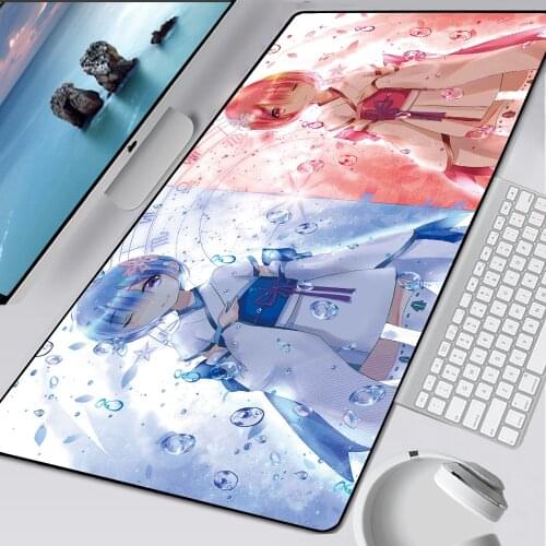 Re: Zero Anime Sexy Girl Durable Mouse Pad Re:Life in a different world from zero Mousepad PC Computer Gaming Gamer Play Mats