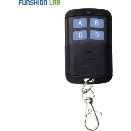 QIACHIP RF 433 MHz Remote Control Learning Code 1527 EV1527 For Gate Garage Door Controller Alarm Key 433mhz Included Battery