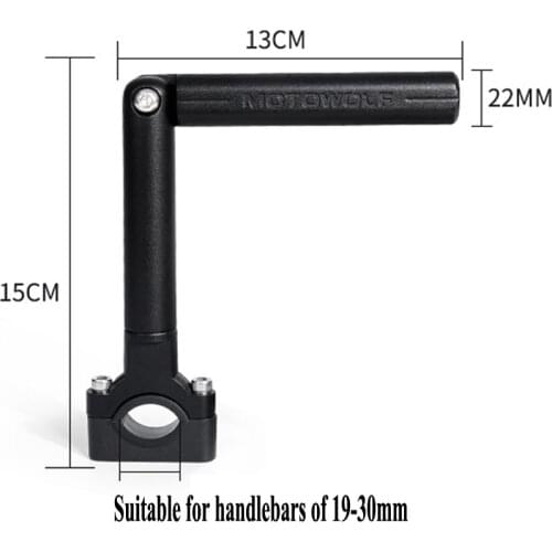 Multi function 22mm 7/8" Motorcycle Adjustable Handlebar Cross Bar Strengthen Lever Bar GPS navigation bracket 360 rotation