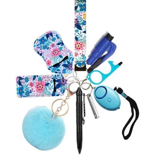 Self Defense Alarm Keychain Security Protect Alert Scream Loud Emergency Alarm Keychain Personal Safety For Women Child Elder