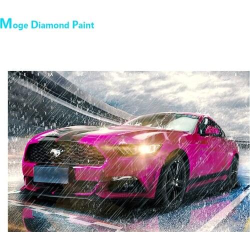 Sports Car Diamond Painting Round Full Drill Cartoon Nouveaute DIY Mosaic Embroidery 5D Cross Stitch Home Decor Gifts