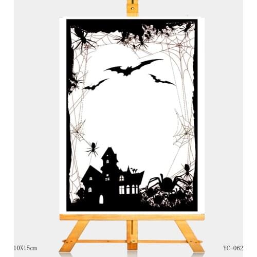 ZhuoAng Horrible room Clear Stamps/Card Making Holiday decorations For scrapbooking Transparent stamps 10*15cm