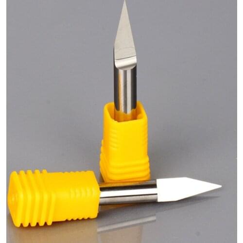 V shape 6mm router bits tungsten steel flat blade Taper Relief Tool CNC carving Machine Tool engraving tool copper and aluminum