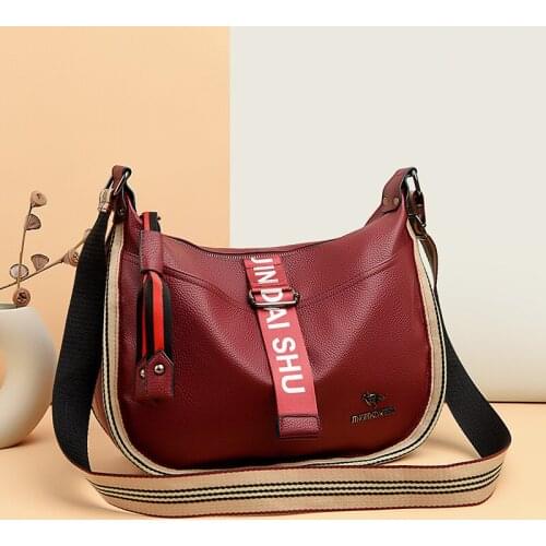 Large Capacity Women Shoulder Bags Leather Casual Crossbody Bag High Quality Purses and Handbags Luxury Designer Sac A Main Tote