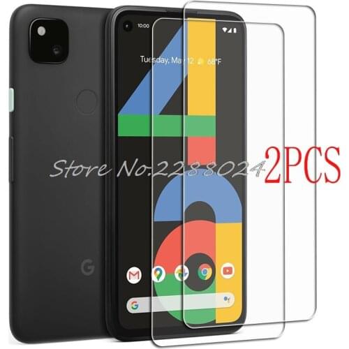 2PCS FOR Google Pixel 4a G025J Tempered Glass Protective on Google Pixel4a 5.81" Screen Protector Glass Film Cover