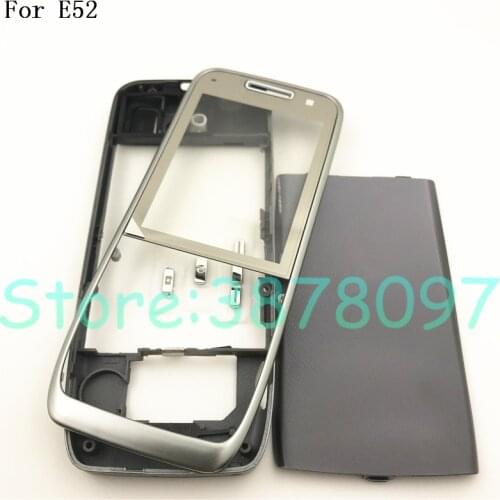 100% Original For Nokia E52 Housing Front Frame Battery Back Cover + Logo(Without Keypad)