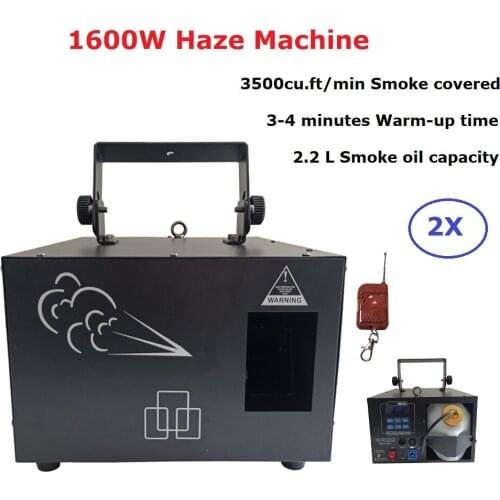 1600W Haze Machine Stage Smoke Machine Professional 1600W Fogger For Wedding Home Party Light Music Dj Equipment Laser Projector