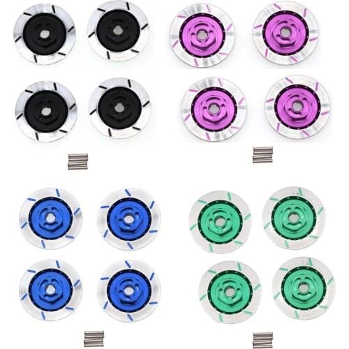 4PCS Simulation brake disc Wheel Rim Brake Disc For RC 1/10 Car HSP Fly Fish Buggy Truck