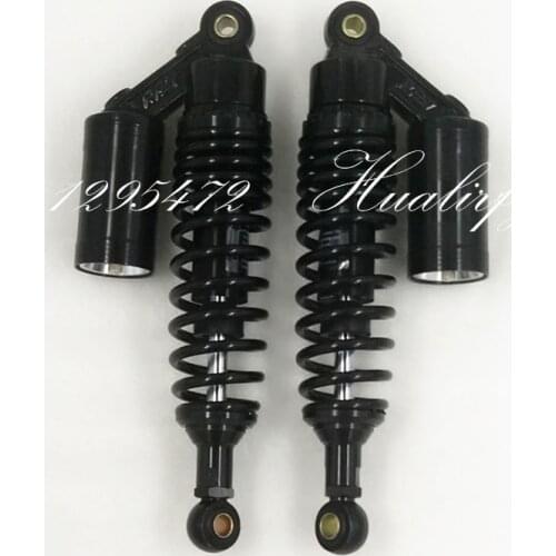 300mm 305mm 310mm 320mm Nitrogen Shock Absorbers 7mm spring for Honda/Yamaha/Suzuki/Kawasaki/Dirt bikes/ ATV/Motorcycles black