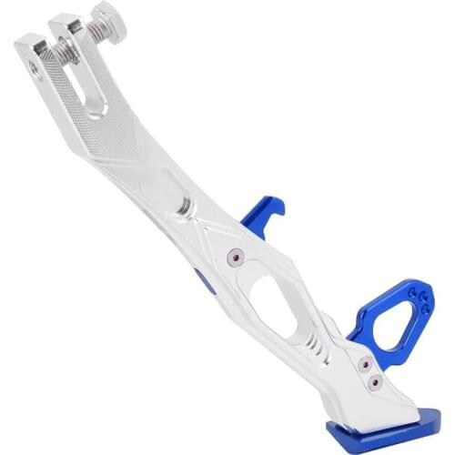 Motorcycle Side Stand,Motorcycle Aluminum Alloy Side Stand Tripod Frame Parking Feet Kickstand B05026