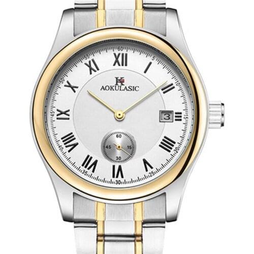 JOJOZ three-needle calendar automatic mechanical mens watch fashion watch gift