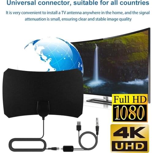 Kexin Indoor 1800 Miles Hd Tv Antenna Digital Antennas Amplification 4k Dvb-t2 Freeview Isdb-tb Local Channel Broadcasting