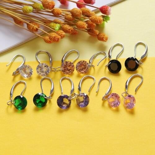 SHUANGR AAA CZ Element Round Drop Earrings For Women Vintage Crystal Earrings Statement Wedding Jewelry Bijoux brincos