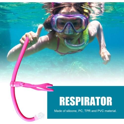 2021 New Professional Swimming Snorkel Free Diving Snorkel Convenient Detachable Breathing Hose PVC silicone Breathings Pipe