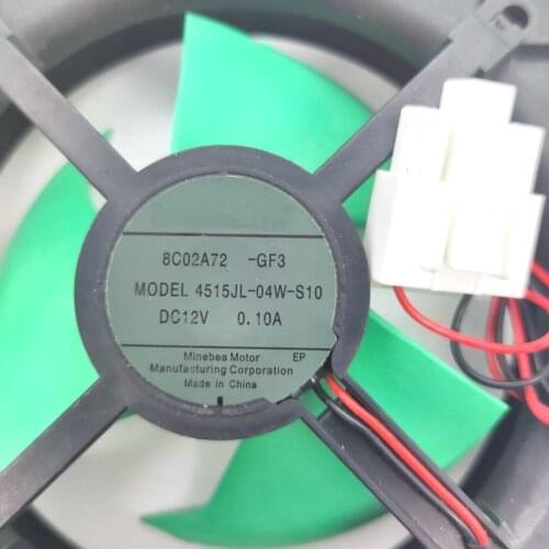 New Original NMB 4515JL-04W-S10 12V 0.10A 9cm for Refrigerator Cooling Fan