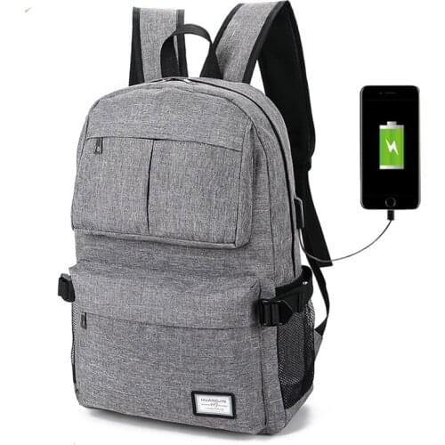 New USB Unisex Design Backpack Book Bags for School Backpack Casual Rucksack Daypack Oxford Canvas Laptop Fashion Man Backpacks