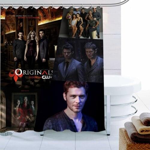 Custom The Originals TV Shower Curtain Polyester Fabric Bath Screens Curtains For Bathroom 3D Waterproof Bath Curtain Hook