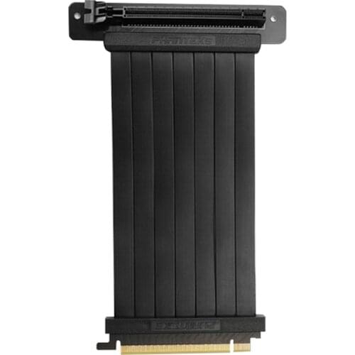 Phanteks PR22 PCI-E x16 Video Card Extension Cable Vertically 180 ° To 90° 220MM,600MM Fit RTX2080Ti/2070 Anti Interference