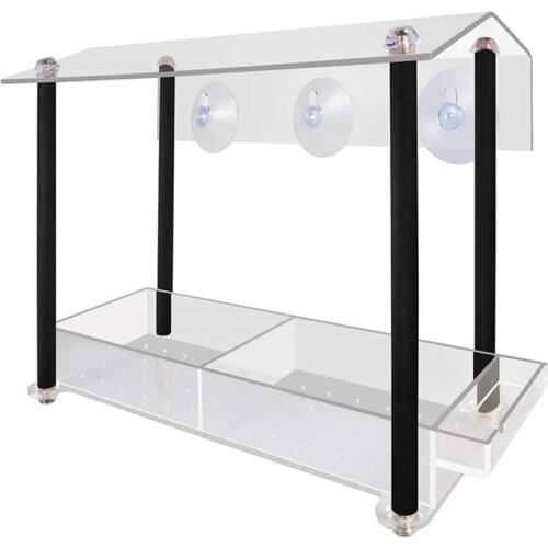 Sucker Type Window Bird Feeder Transparent Bird Food Dispenser With Suction Cups Hanging Bird Shelter Feeder For Outdoor