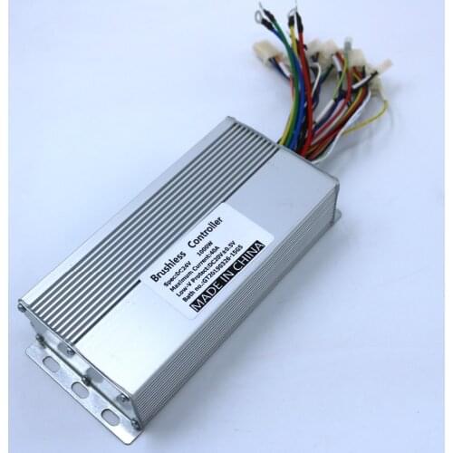GREENTIME 24V 1000W 40Amax BLDC Motor Speed Controller 15 MOSFET Electric Bicycle Dual Mode Controller
