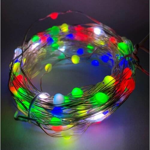 10m 20m sk6812 WS2812B LED Fairy String Light Smart pixel Holiday Lighting RGB IC Bedroom Wedding Party Garden Home Decor String