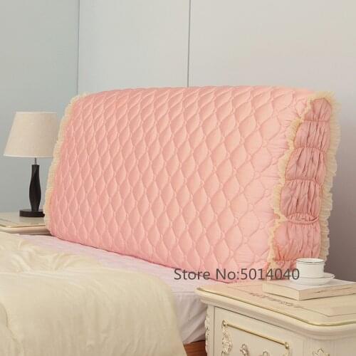 Modern minimalist fabric quilted bed head cover princess wind leather bed dust cover protection soft bag bedspreads headboard