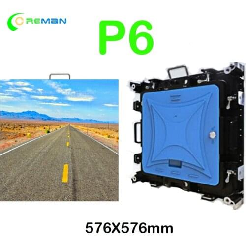 HD outdoor p6 led matrix module cabinet screen rgb full color stage panel 576X576mm AV & Stage Rental Sound backdrop