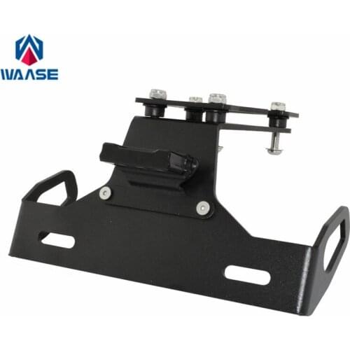 Waase For Kawasaki Z900 2017 2018 2019 2020 License Plate Holder Frame with LED Light