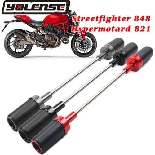 Motorcycle CNC Falling Protection Frame Slider Fairing Guard Crash Pad Protector For Ducati Streetfighter 848 Hypermotard 821