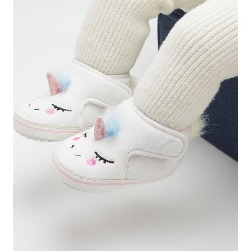 Winter Baby Shoes Girls Soft Moccasins Sneakers Toddler Boy Newborn Shoes First Walker Warm Cartoon Animal Cute zapatos bebe