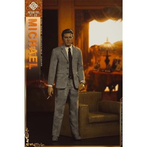 1/6 Scale Collectible Figurine 12" Male Figure Doll The Godfather of Gangster Michael Al Pacino Plastic Model Toys Gift